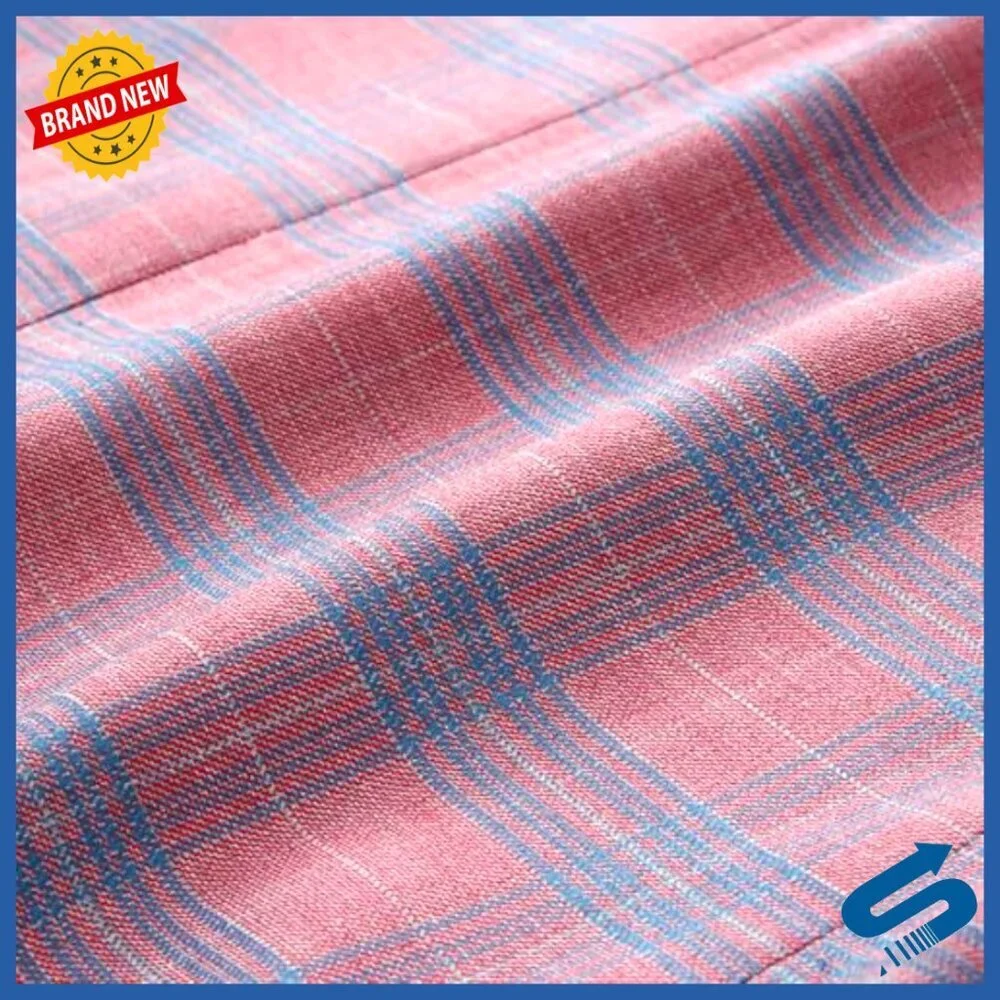 Men's Lightweight Plaid Sport Coat Blazer Suit Jacket Summer Casual